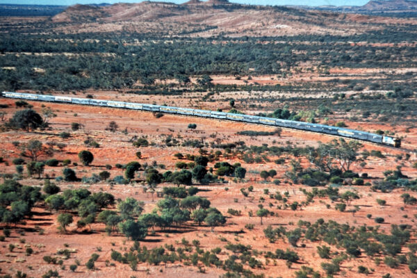 Train in Australia bush