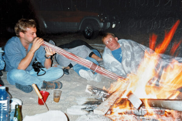 Camping in the Kuwait desert