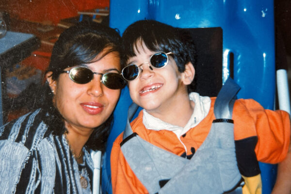Mum and boy Kuwait