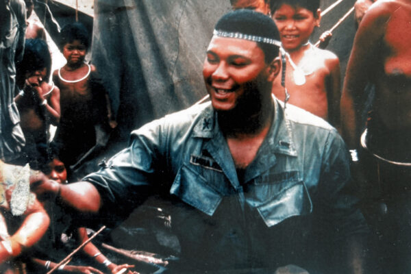 GI with headband Vietnam war