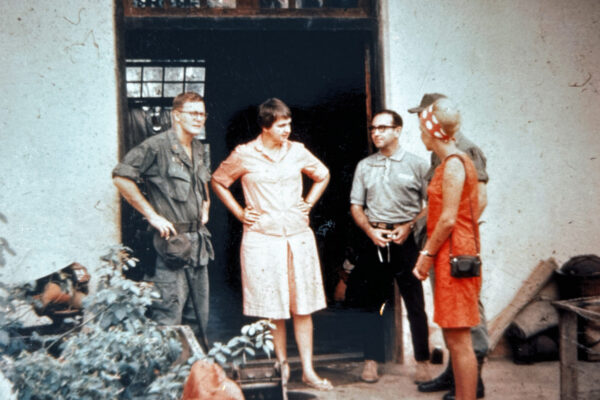 Dr Pat Smith and Anne Watts central highlands Vietnam war