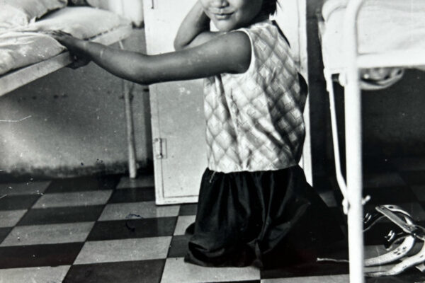 Young child named Ba, in Qui Nhon hospital Vietnam war