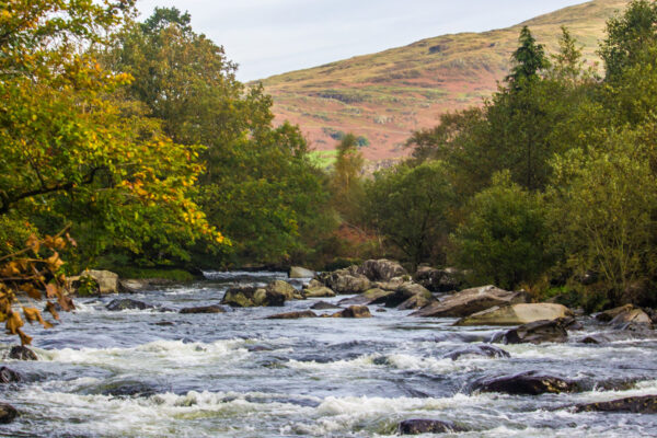 River Glaslyn and North Wales hills